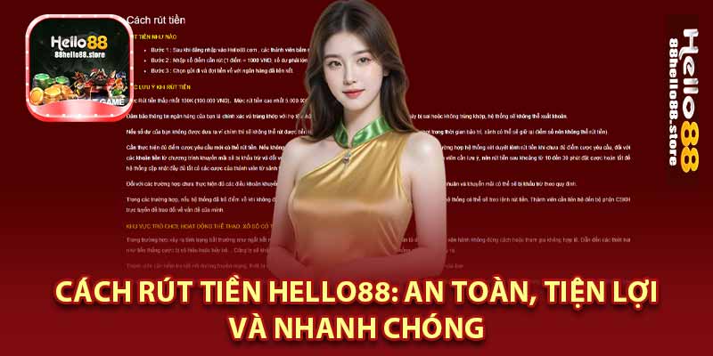 Cách Rút Tiền Hello88 An Toàn Và Nhanh Chóng